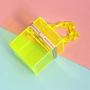 Charm'd Cosmetics Cube Clear Purse